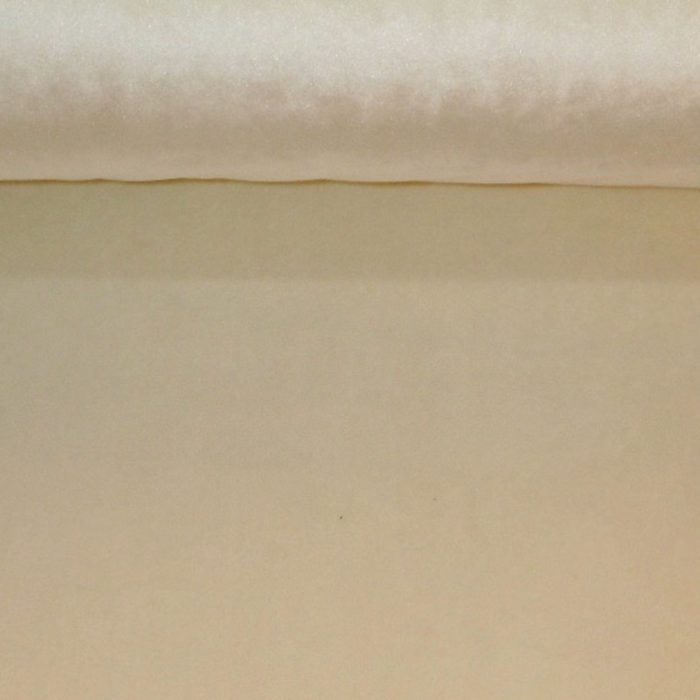 Fleece like velvet Home Decor Fabric in Off White